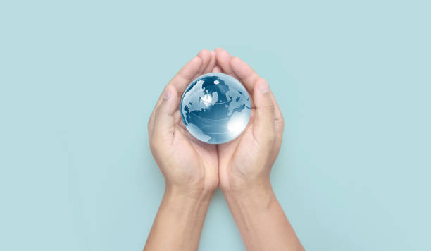 istock Globe in hand,Energy saving concept, image furnished by NASA 1330059694