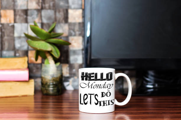 istock Hello Monday, let's do this. motivational quote about Monday and week start 1330063994