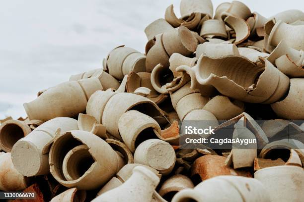 Ceramic Vases Clay Vase Damaged During Manufacture Stock Photo - Download Image Now