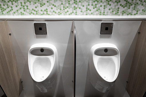 Urinal in men's room