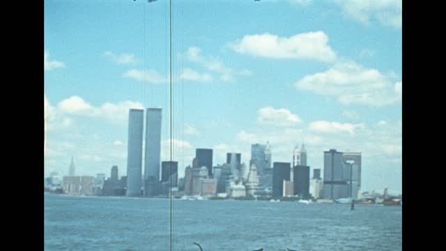 New York Twin Towers in 1970s