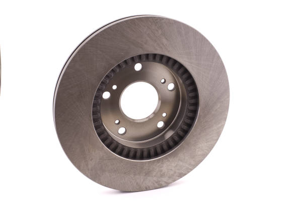 istock Car brake disc isolated on white background 1330076641