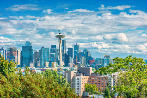istock Downtown Seattle skyline USA 1330080989