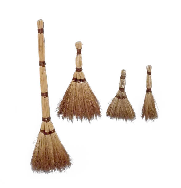 istock Old brooms made of sorghum 1330083277