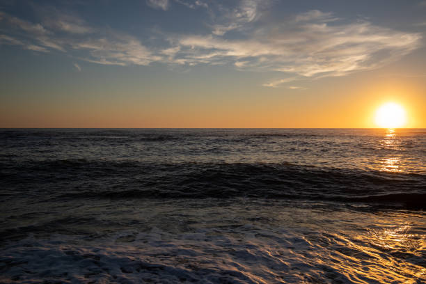 Sunset over the danish north sea