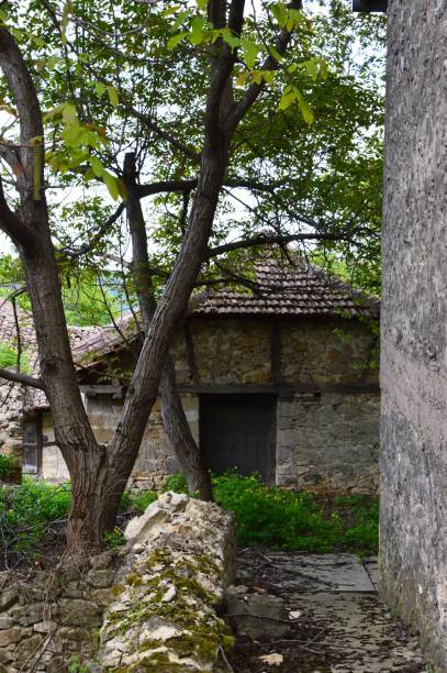 istock an abandoned old stone house in the village 1330093585