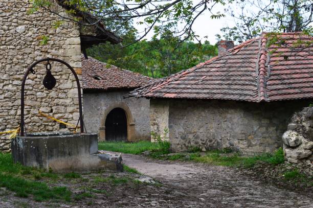 istock a small well in the village 1330094161