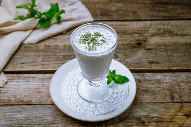 istock ayran in a glass on old wooden table 1330094417