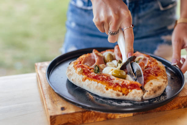 istock Tasty pizza, being served for lunch. 1330096151