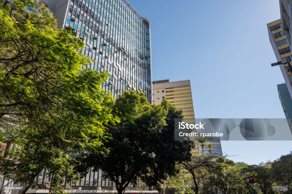 Street near Liberty Square in Belo Horizonte Savassi neighborhood in Belo Horizonte Belo Horizonte Stock Photo