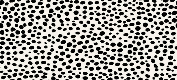Abstract modern leopard seamless pattern. Animals trendy background. Black and white decorative vector stock illustration for print, card, postcard, fabric, textile. Modern ornament of stylized skin Abstract modern leopard seamless pattern. Animals trendy background. Black and white decorative vector stock illustration for print, card, postcard, fabric, textile. Modern ornament of stylized skin. black and white cheetah print stock illustrations