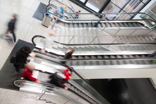 istock People on Stairs and Escalators, Blurred Motion 1330111660