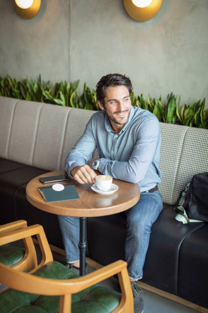 istock Business man on coffee brake 1330112502
