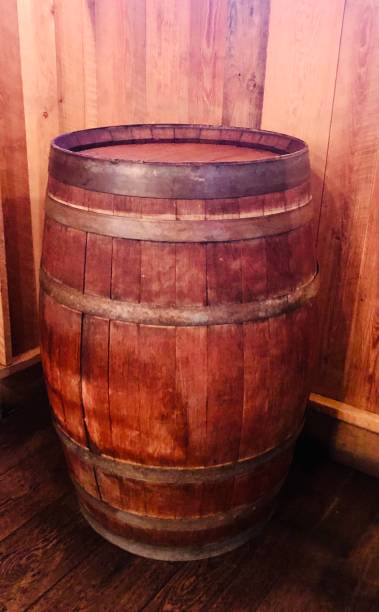 istock Wooden Barrel Indoor 1330123648