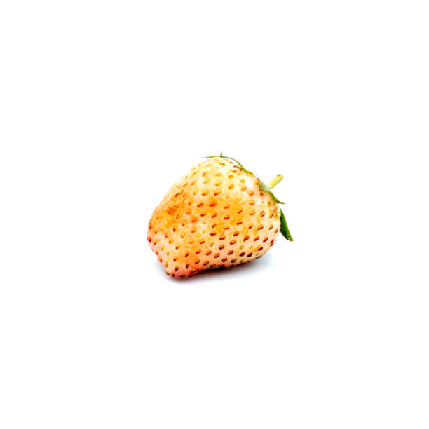 istock Non-toxic Fresh strawberries Isolated on the white background. 1330129927