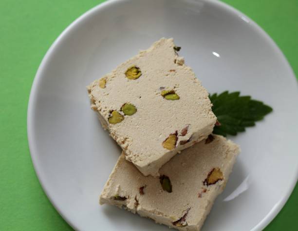 Halva with pistachios - fotografia de stock