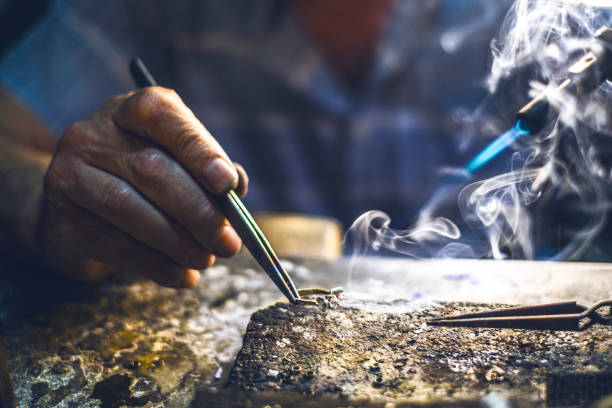 istock Smokey Room in Jeweler's Studio 1330161207