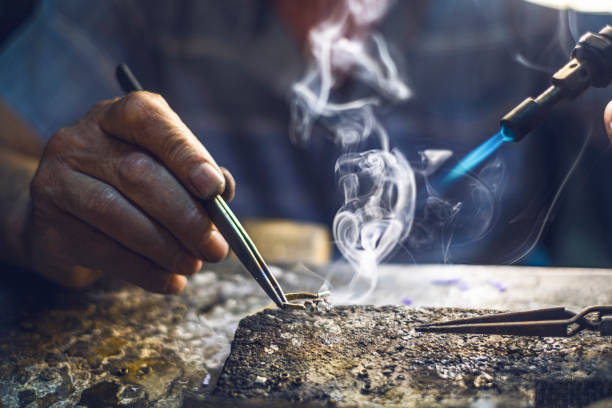 istock Smokey Room in Jeweler's Studio 1330161242