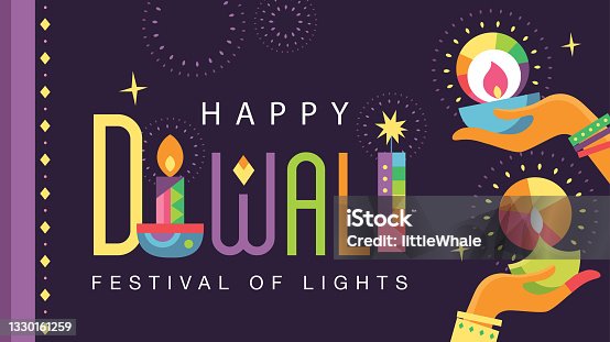istock Happy Diwali 1330161259