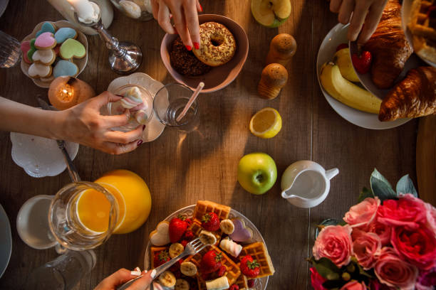 istock Taking delicious sweet food off the dining table 1330161825
