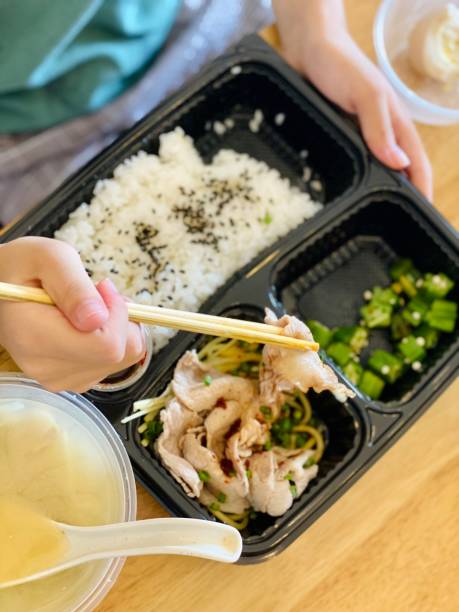 istock Japanese Bento Box, Pork Shabu shabu 3 1330162634