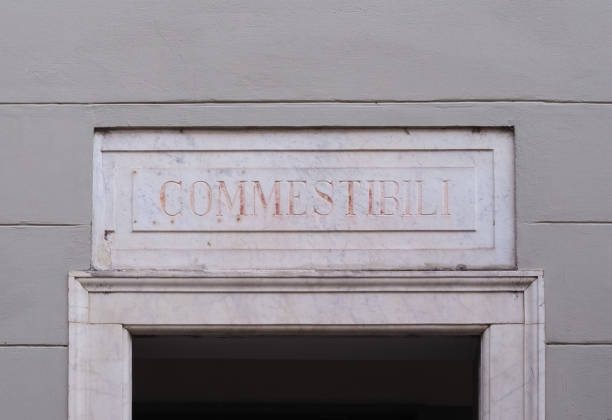 istock vintage commestibili (food store) sign 1330162644