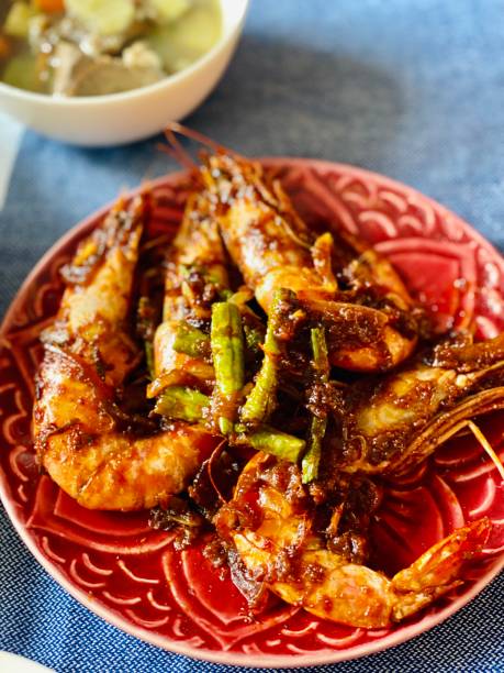 istock Spicy Sambal Prawn, Malay Food 1330164554