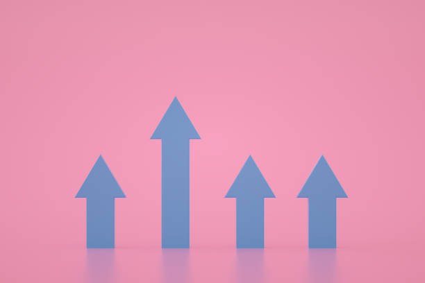 istock Arrows, Moving Up, Finance Background 1330167033