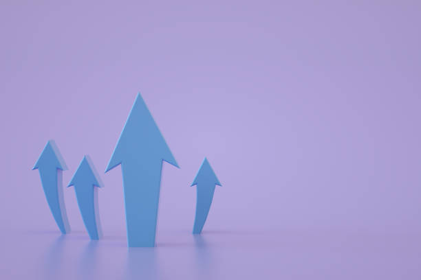 istock Arrows, Moving Up, Finance Background 1330167186