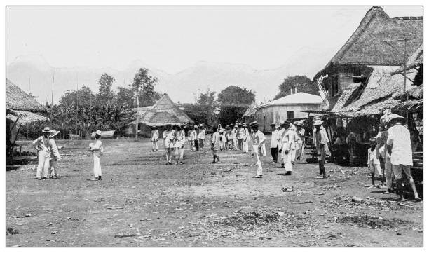 istock Antique black and white photograph: Sengalon, Philippines 1330174212