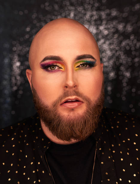 istock Shot of a young man wearing theatrical makeup in a studio 1330181053