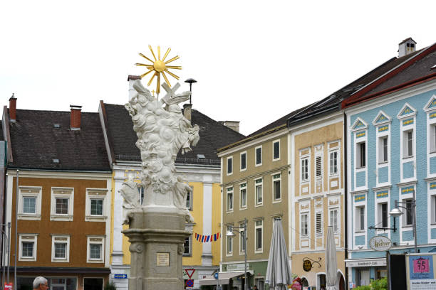 Town square of Eferding Town square of Eferding, Upper Austria, Austria, Europe eferding district stock pictures, royalty-free photos & images