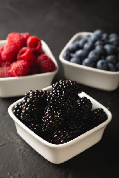 istock Fresh berries, raspberries, blueberries, blackberries 1330189614