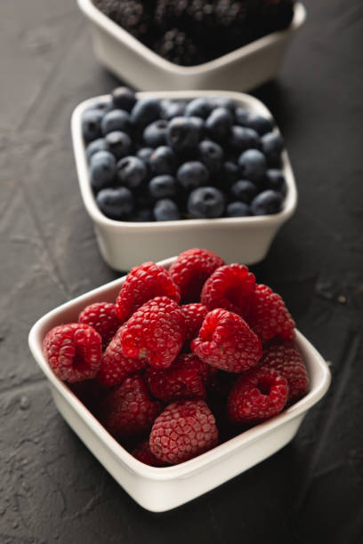 istock Fresh berries, raspberries, blueberries, blackberries 1330189742