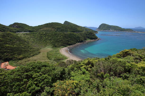 istock Ryugahama campsite,Early summer (Kashiwajima, Otsuki Town, Kochi Prefecture) 1330191511