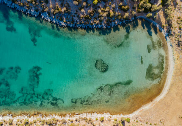 istock Drone View Beautiful Untouched Bay 1330199819