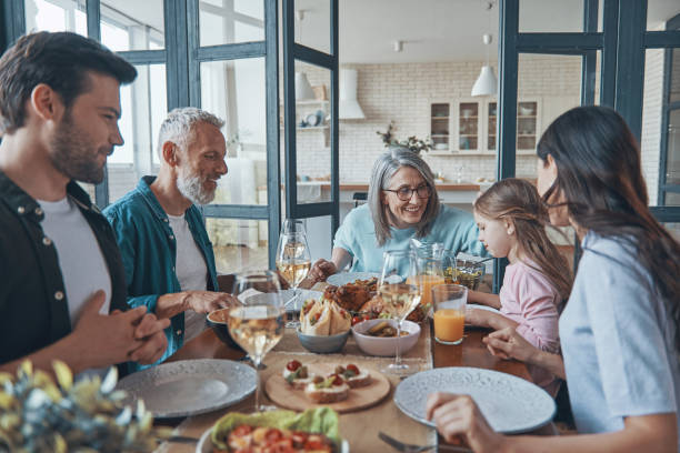 istock Happy multi-generation family smiling 1330202446