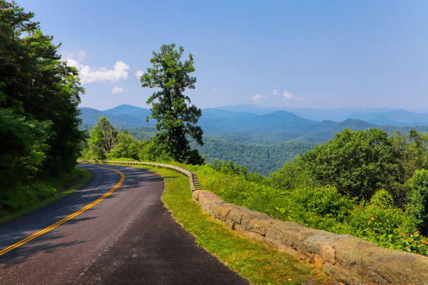 istock Blue Ridge Parkway road in Virginia 1330208767