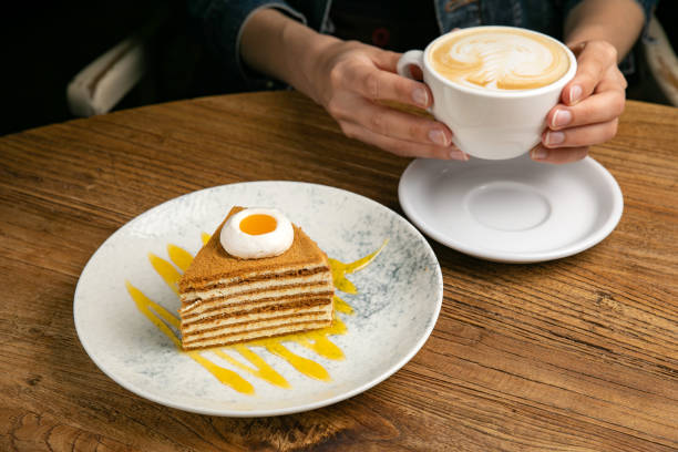 istock Honey cake in a plate 1330211305