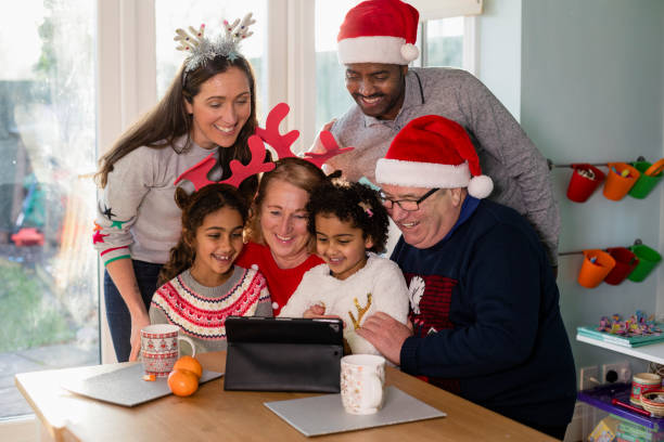 istock Speaking To Family Overseas 1330213761