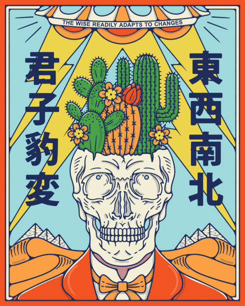 ilustraciones, imágenes clip art, dibujos animados e iconos de stock de la gran aventura al aire libre - cactus - escritura japonesa