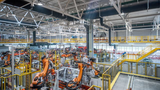 Automated car production line