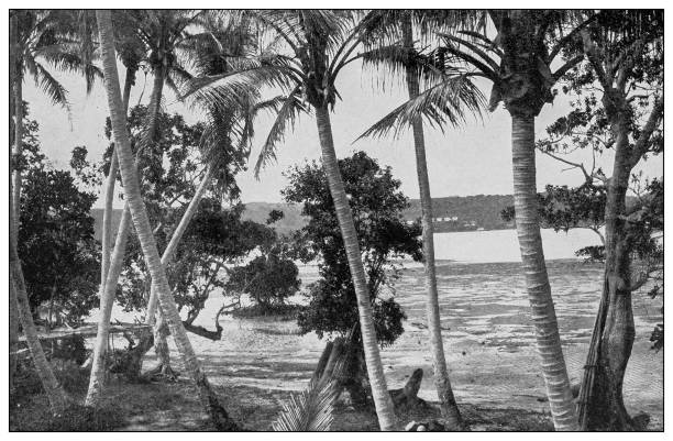 istock Antique black and white photograph: Dagupan, Luzon, Philippines 1330217103