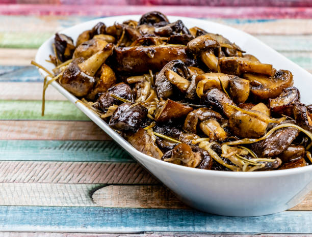 istock Roasted mushrooms with rosemary. Calgary, Alberta, Canada 1330217234
