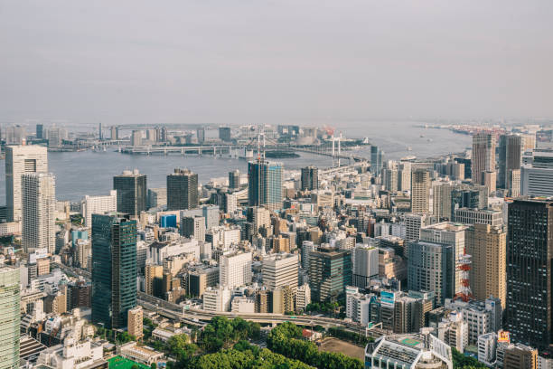 istock High angle view of Minato, Tokyo 1330218296