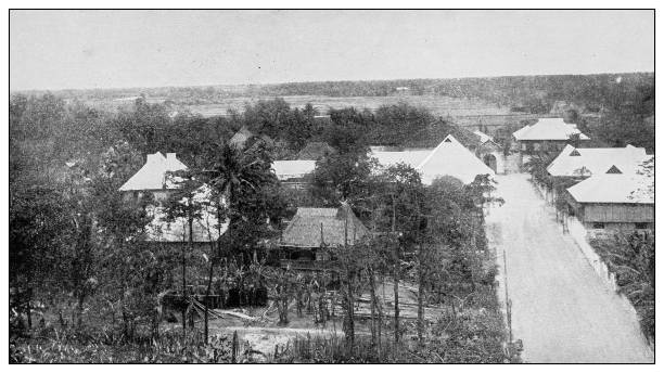 istock Antique black and white photograph: Malolos, Philippines 1330220829