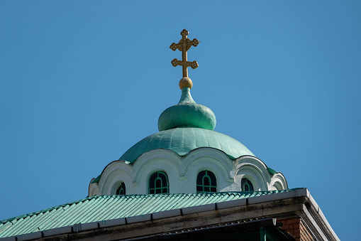 Russian church in town of Shipka, Stara Zagora Region, Bulgaria