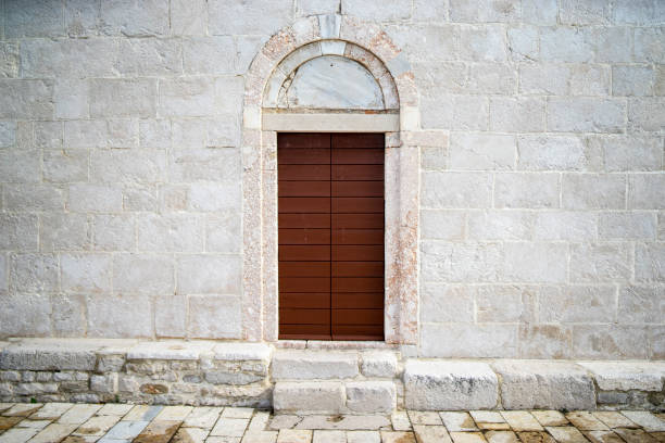 door on a medieval building, northern Mediterranean