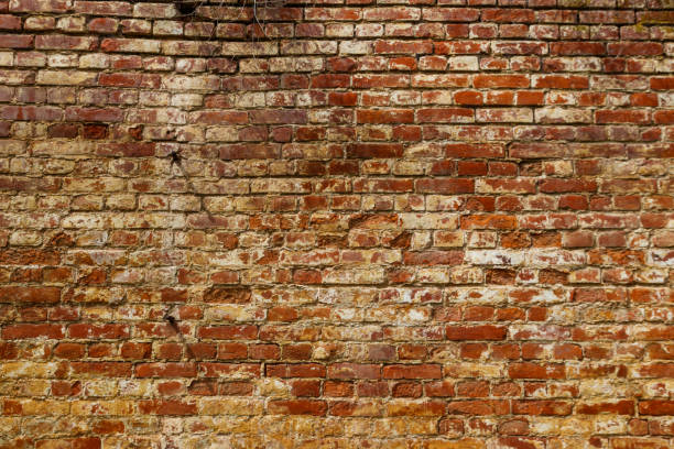 istock Background of the old red brick wall 1330230593