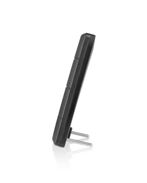 istock Side view of black square tv antenna 1330242701